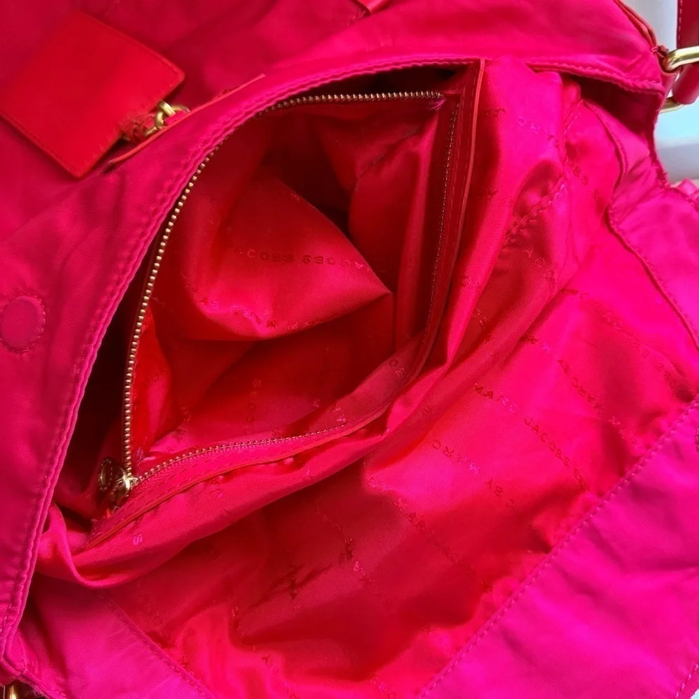 Marc By Marc Jacobs Large Pink Nylon Crossbody Bag